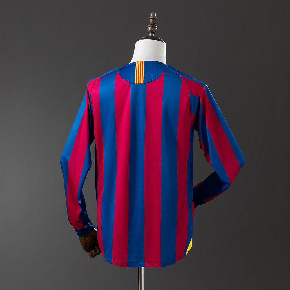Maillot Rétro Manches Longues FC Barcelone Domicile 2005-2006