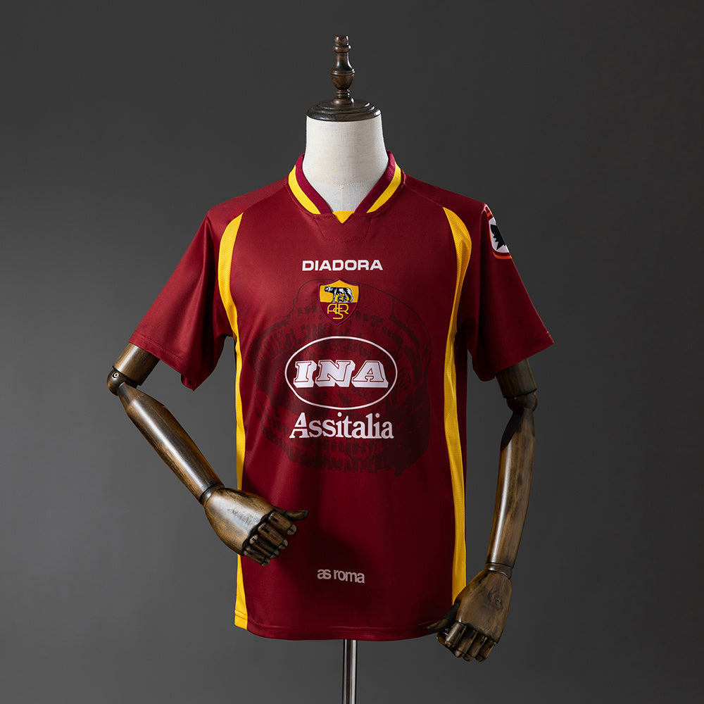 Maillot Rétro AS Roma Domicile 1997-1998