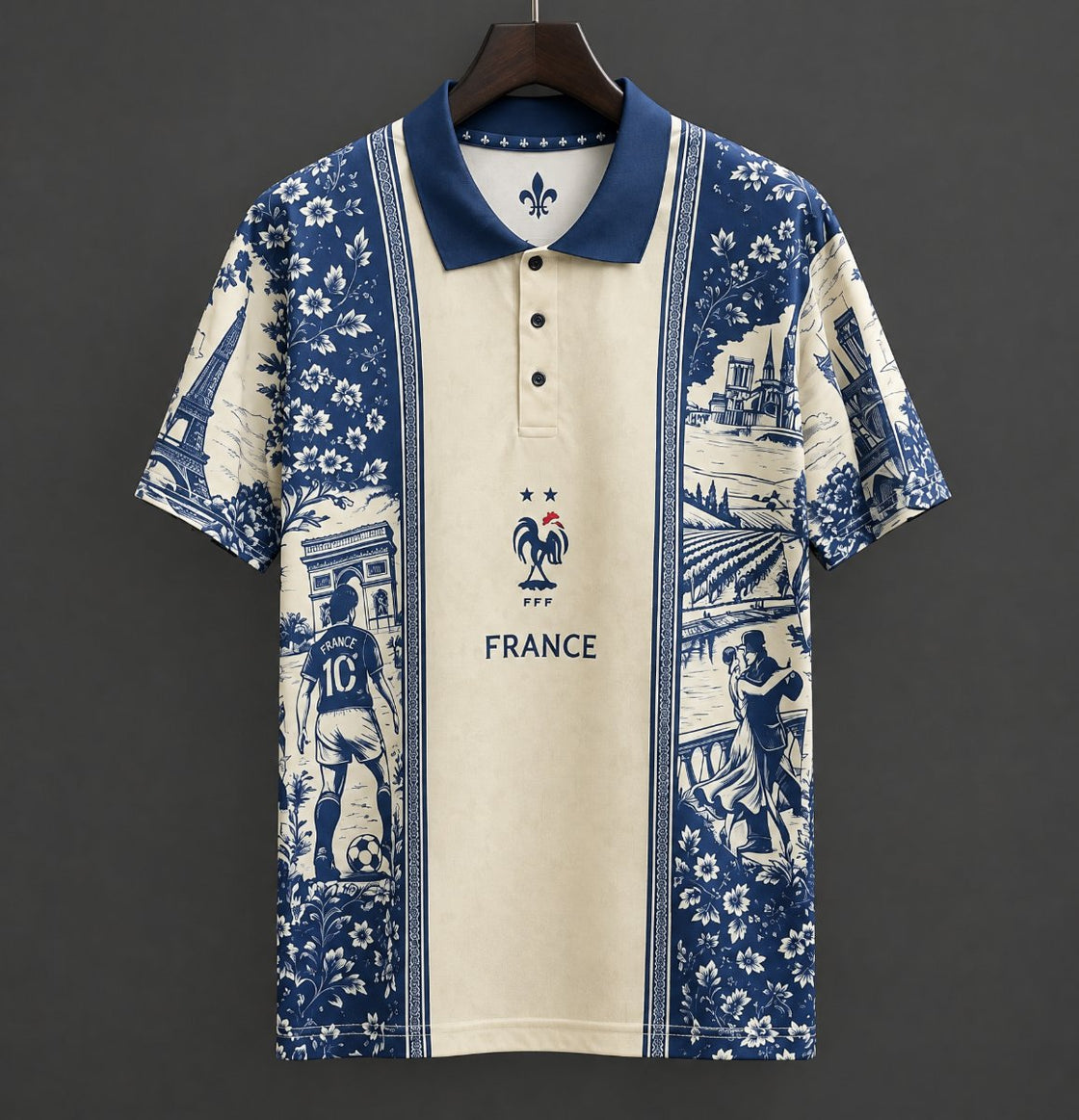 Maillot France Spéciale Polo Imprimé Monuments 2025-2026