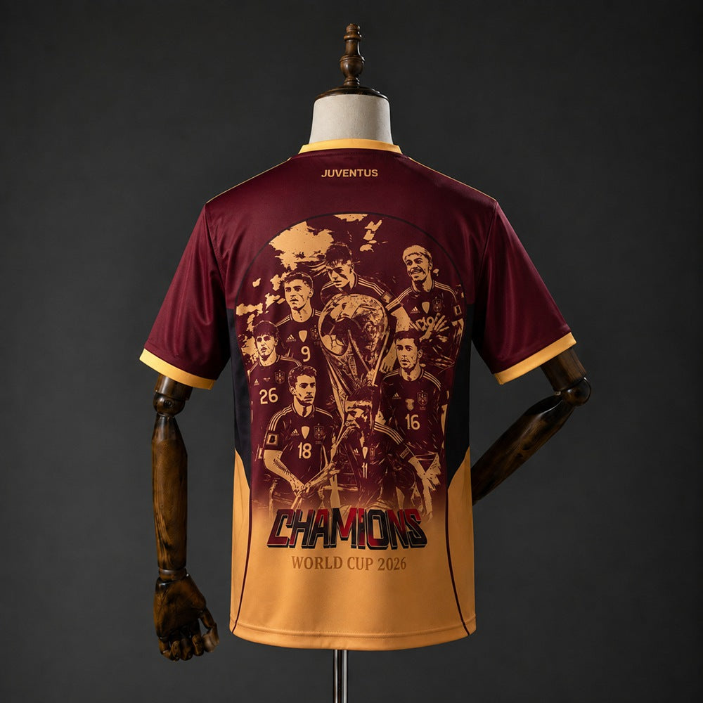 Maillot  Espagne  Commémorative  Champion 2025-2026
