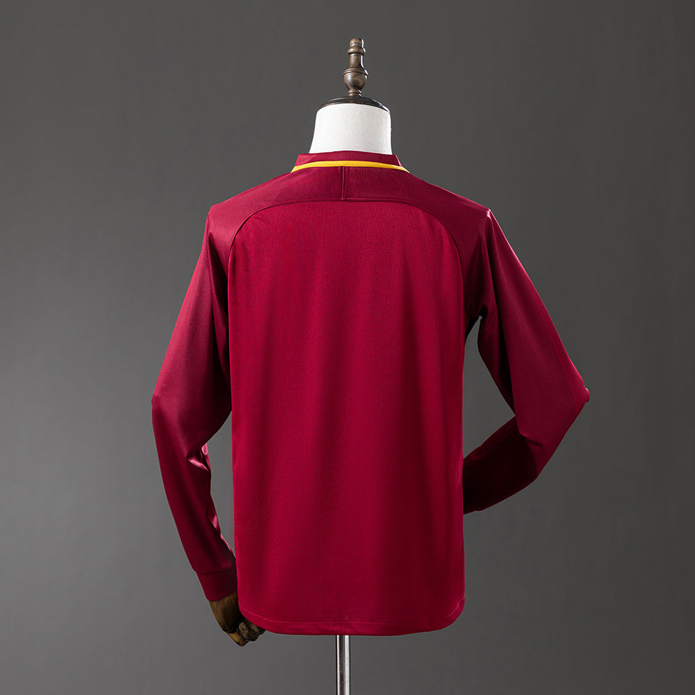 Maillot Rétro Manches Longues AS Roma Domicile 2017-2018