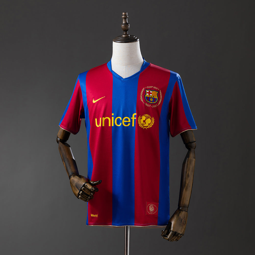 Maillot Rétro FC Barcelone Domicile 2007-2008