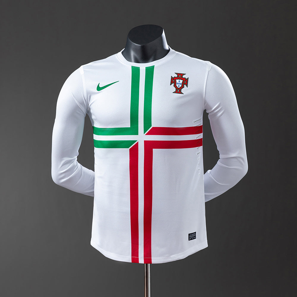 Maillot Rétro Manches Longues Portugal Domicile 2012-2013