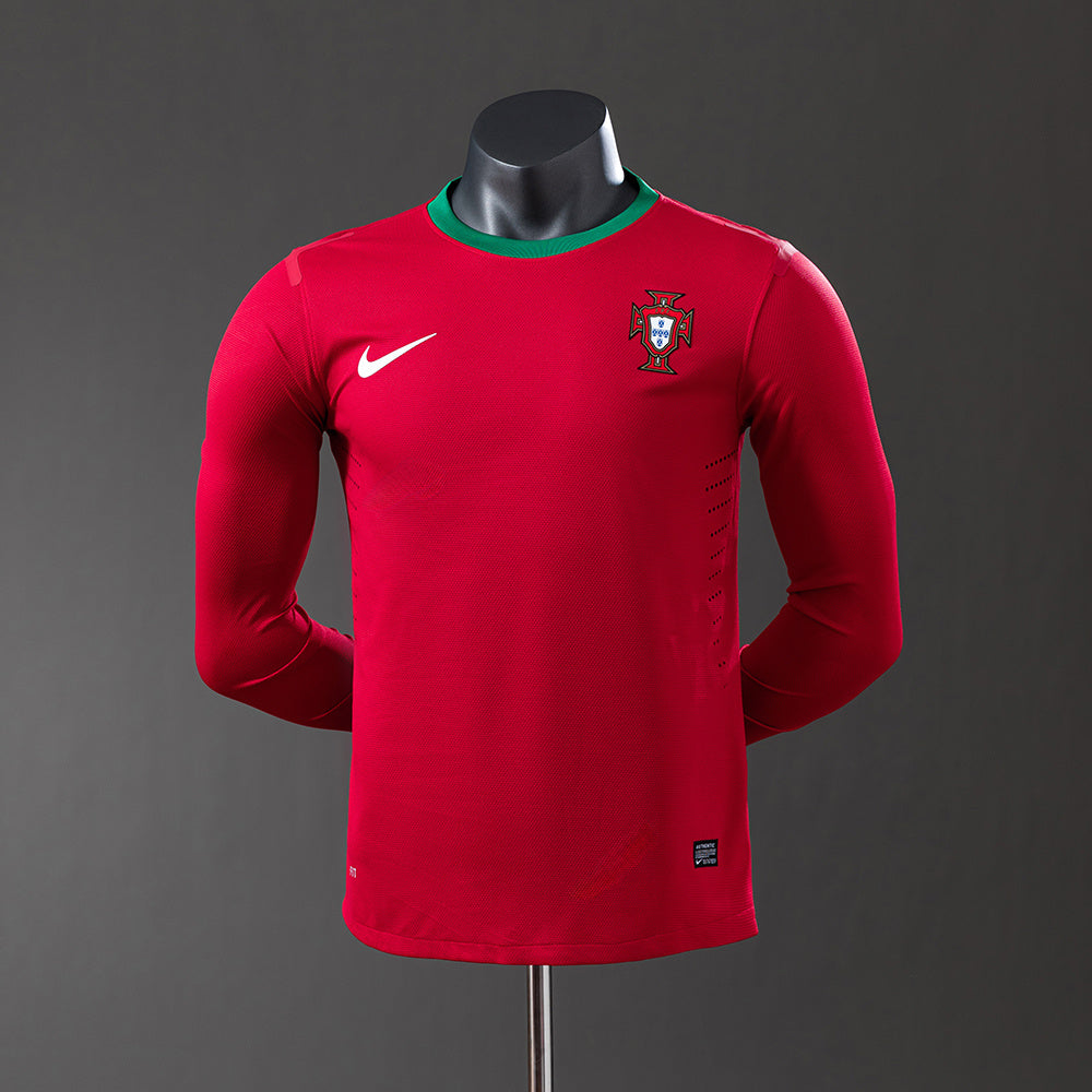 Maillot Rétro Manches Longues Portugal Domicile 2012-2013