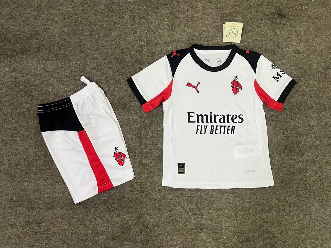 Kit Enfant AC Milan Extérieur 2025-2026