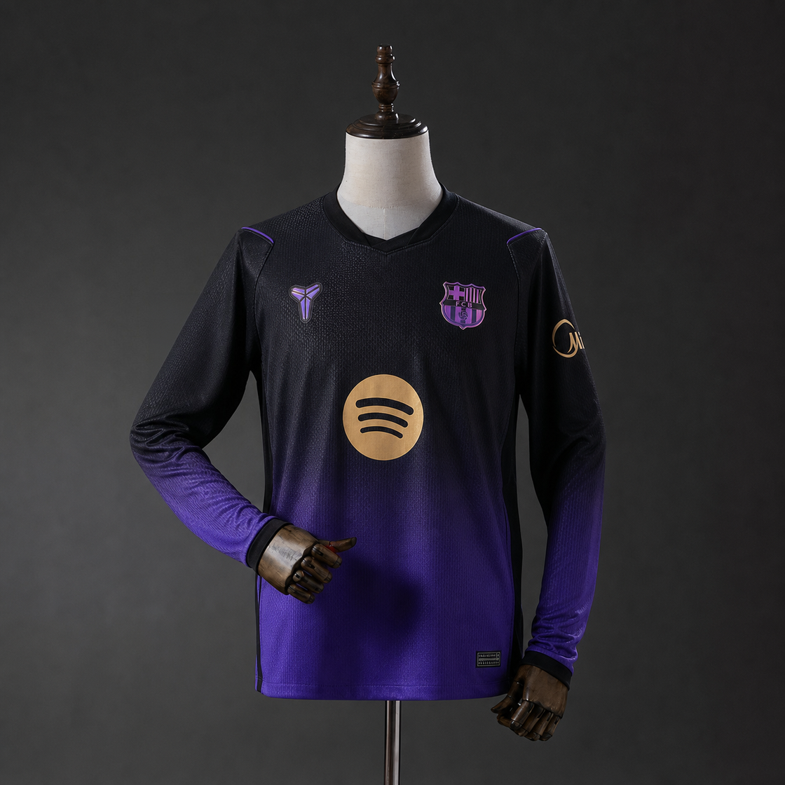 Maillot FC Barcelone Extérieur Manches Longues 2026-2027