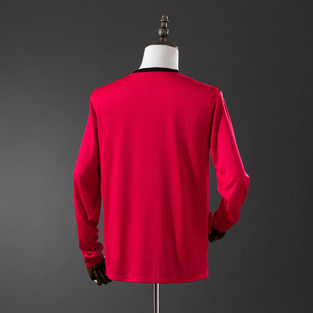 Maillot Rétro Manches Longues Manchester United Domicile 2010-2011