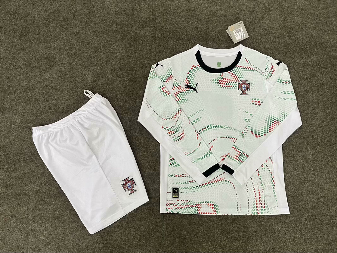 Kit Enfant Portugal Extérieur Manches Longues 2025-2026