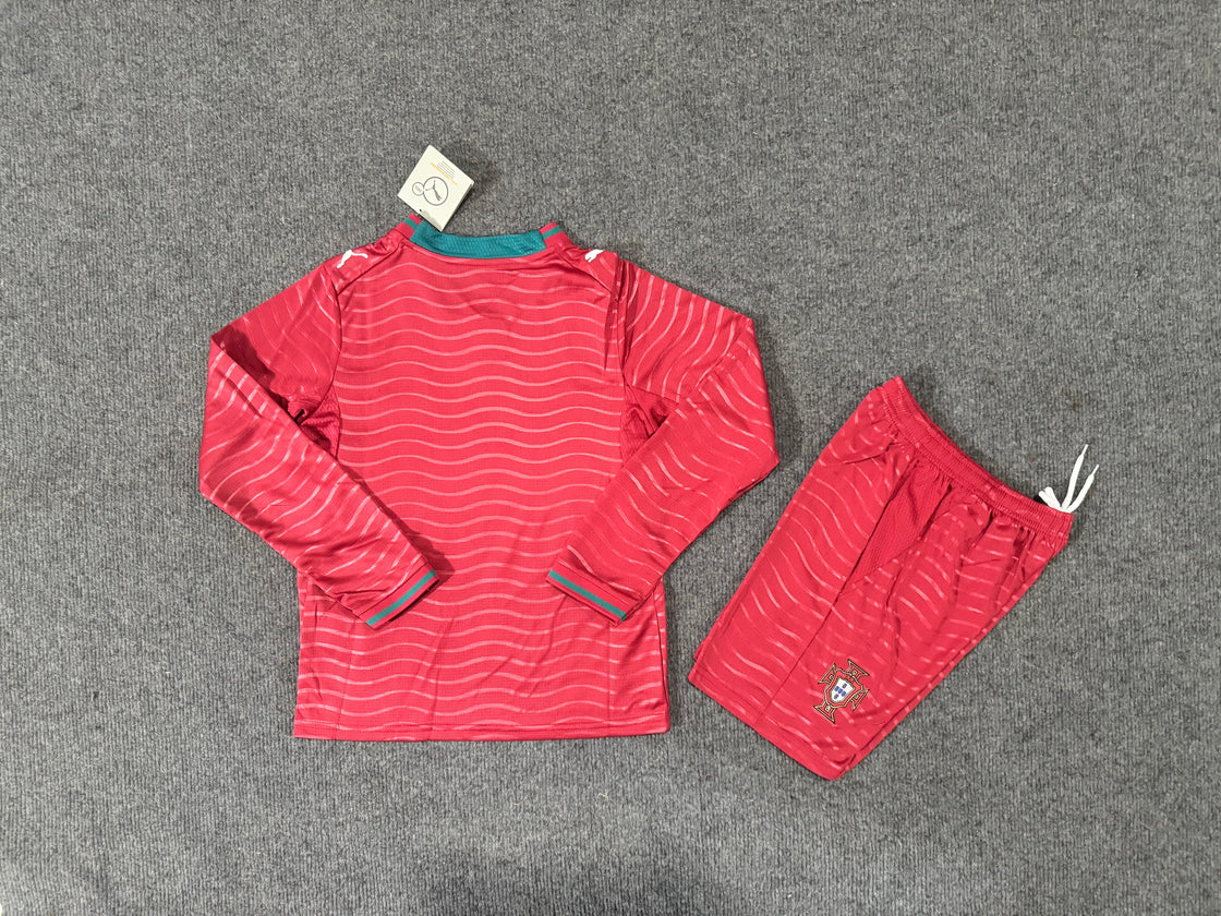 Kit Enfant Portugal Domicile Manches Longues 2025-2026