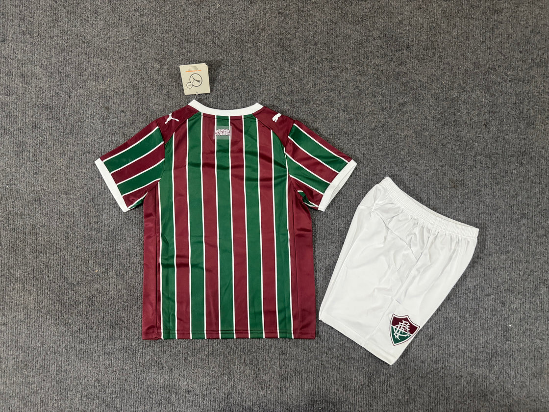 2024 Fluminense Kids Soccer Jersey Set.