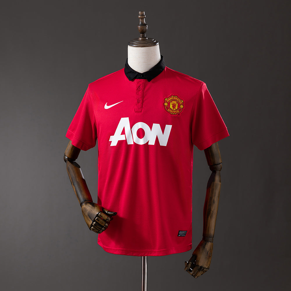 Maillot Rétro Manchester United Domicile 2013-2014