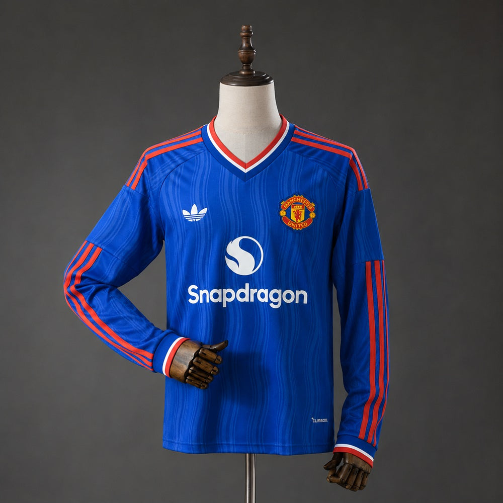 Pull Manchester United Extérieur Manches Longues 2026-2027