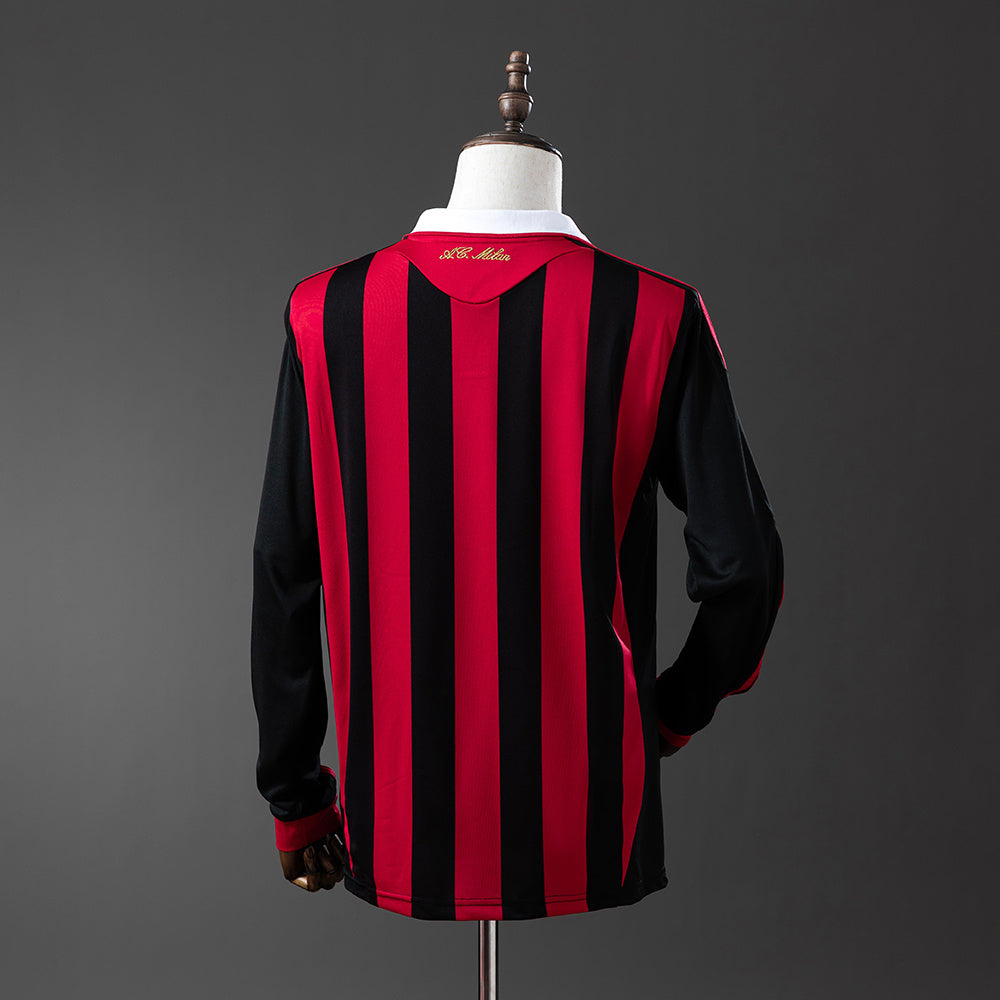 Maillot Rétro Manches Longues AC Milan Domicile 2009-2010