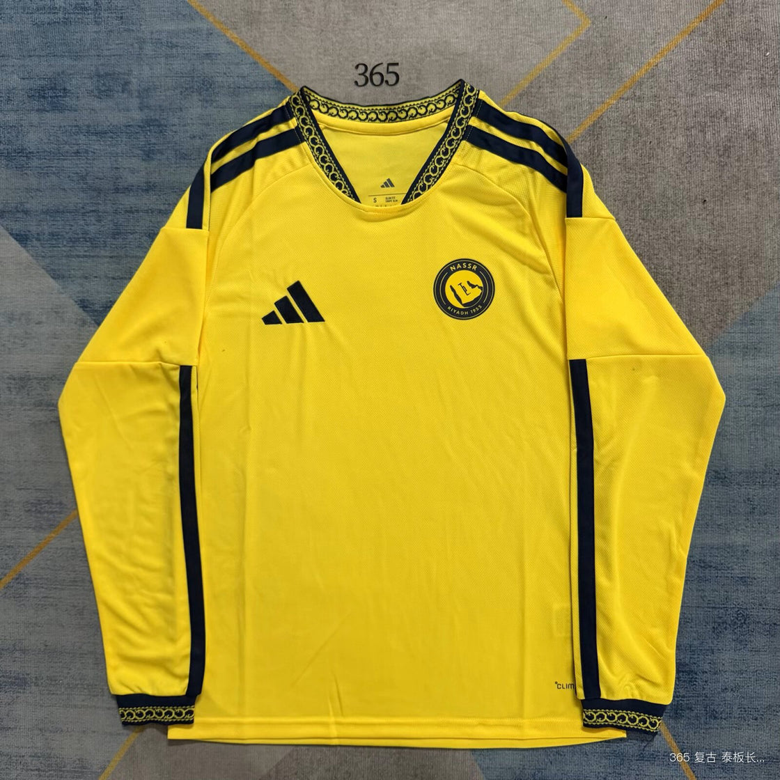 Maillot Al Nassr Domicile Manches Longues 2025-2026