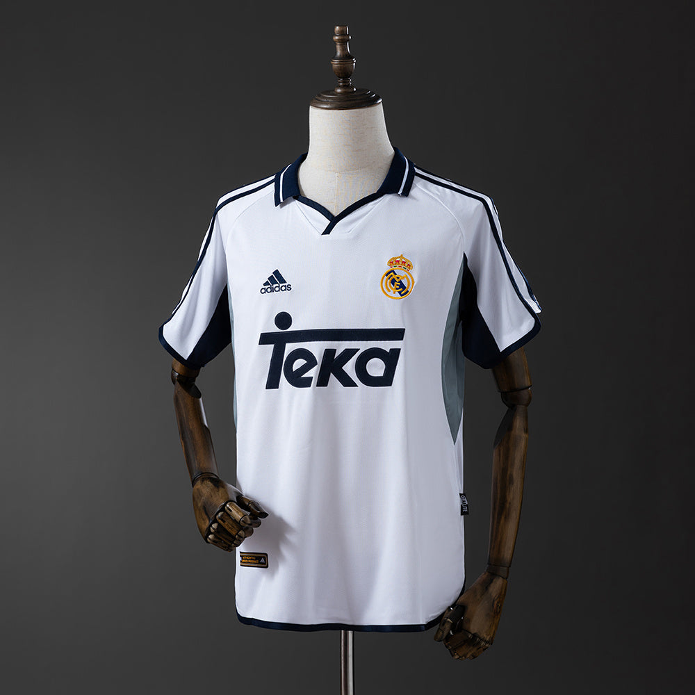 Maillot Rétro Real Madrid Domicile 2000-2001