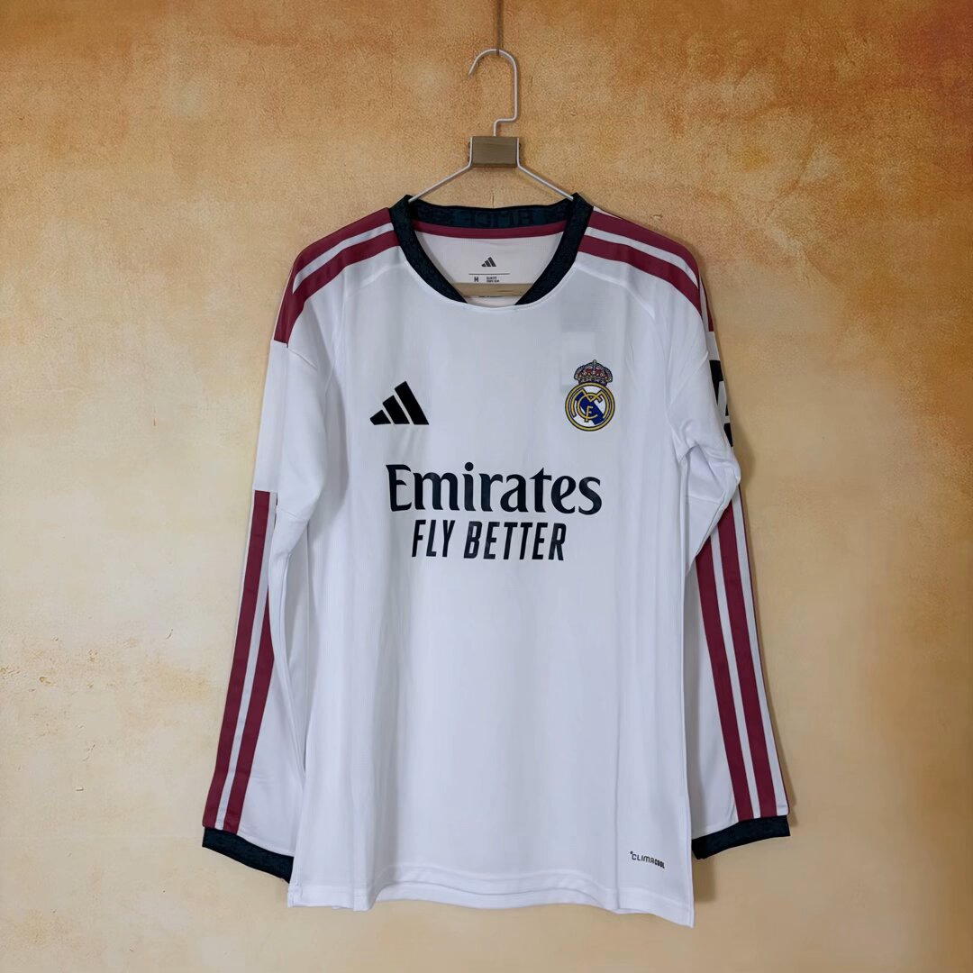 Maillot Real Madrid Domicile Manches Longues 2026-2027