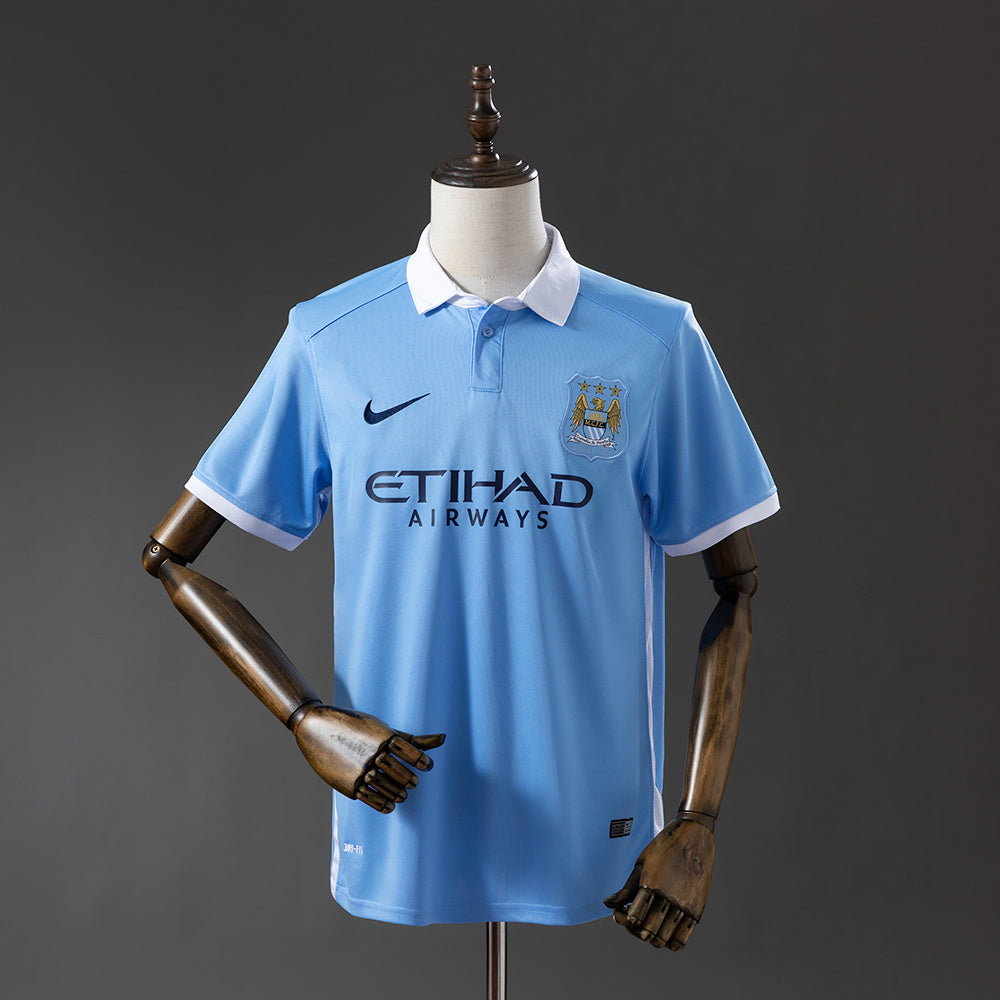 Maillot Rétro Manchester City Domicile 2015-2016