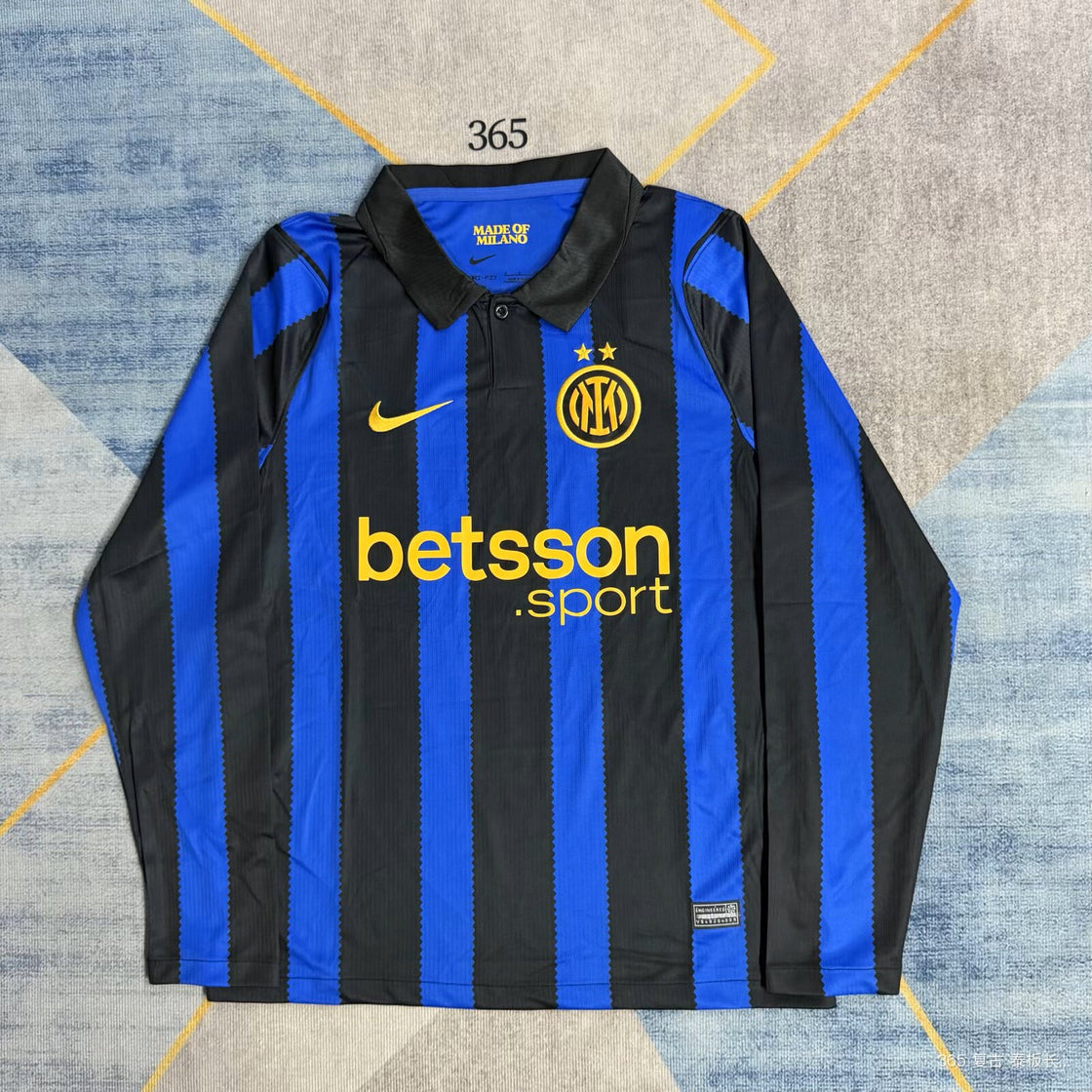 Maillot Inter Milan Domicile Manches Longues 2026-2027