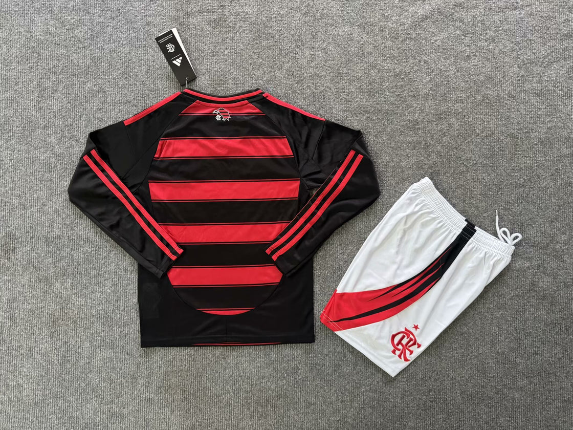 Kit Enfant Flamengo Domicile Manches Longues 2025-2026