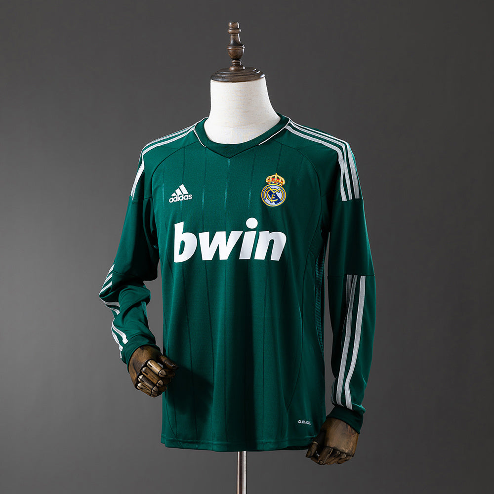 Maillot Rétro Manches Longues Real Madrid Extérieur 2012-2013