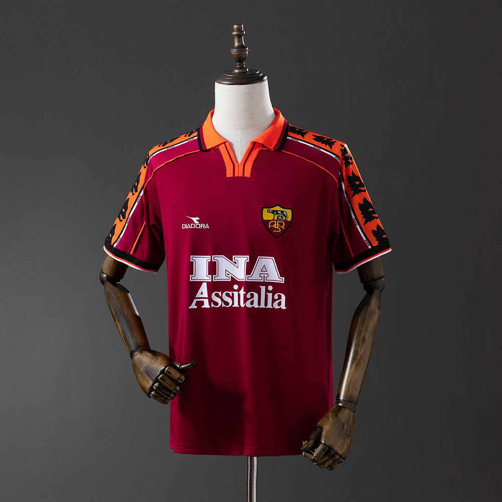 Maillot Rétro AS Roma Domicile 1998-1999