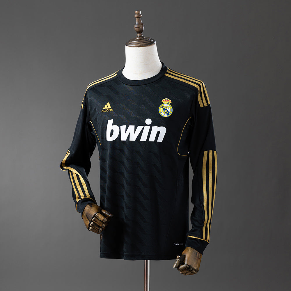 Maillot Rétro Manches Longues Real Madrid Extérieur 2011-2012