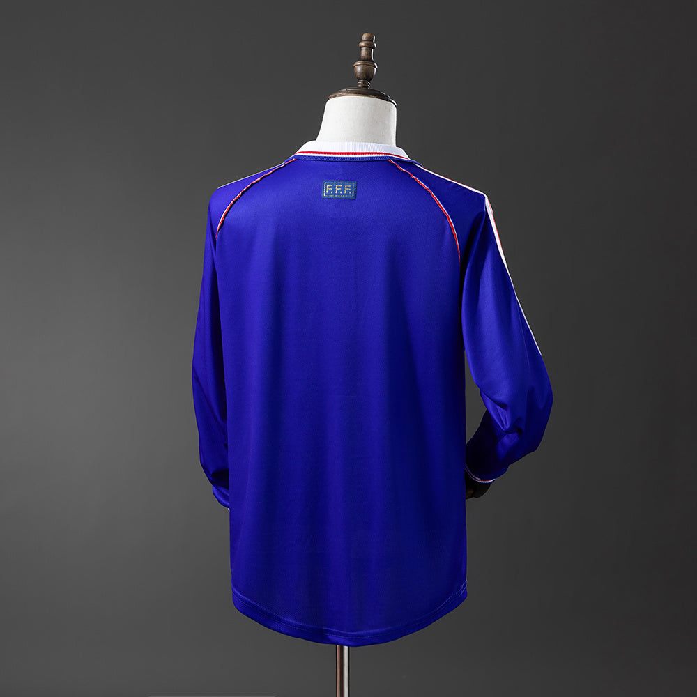 Maillot Rétro Manches Longues France Domicile 1998-1999