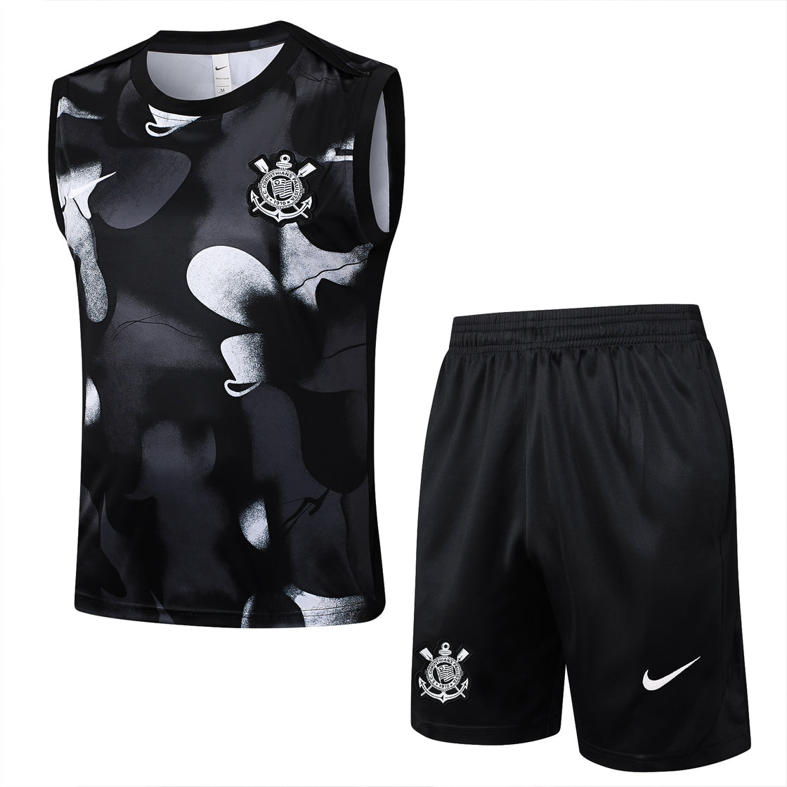 Kit Training Corinthians Sans Manches 2025-2026