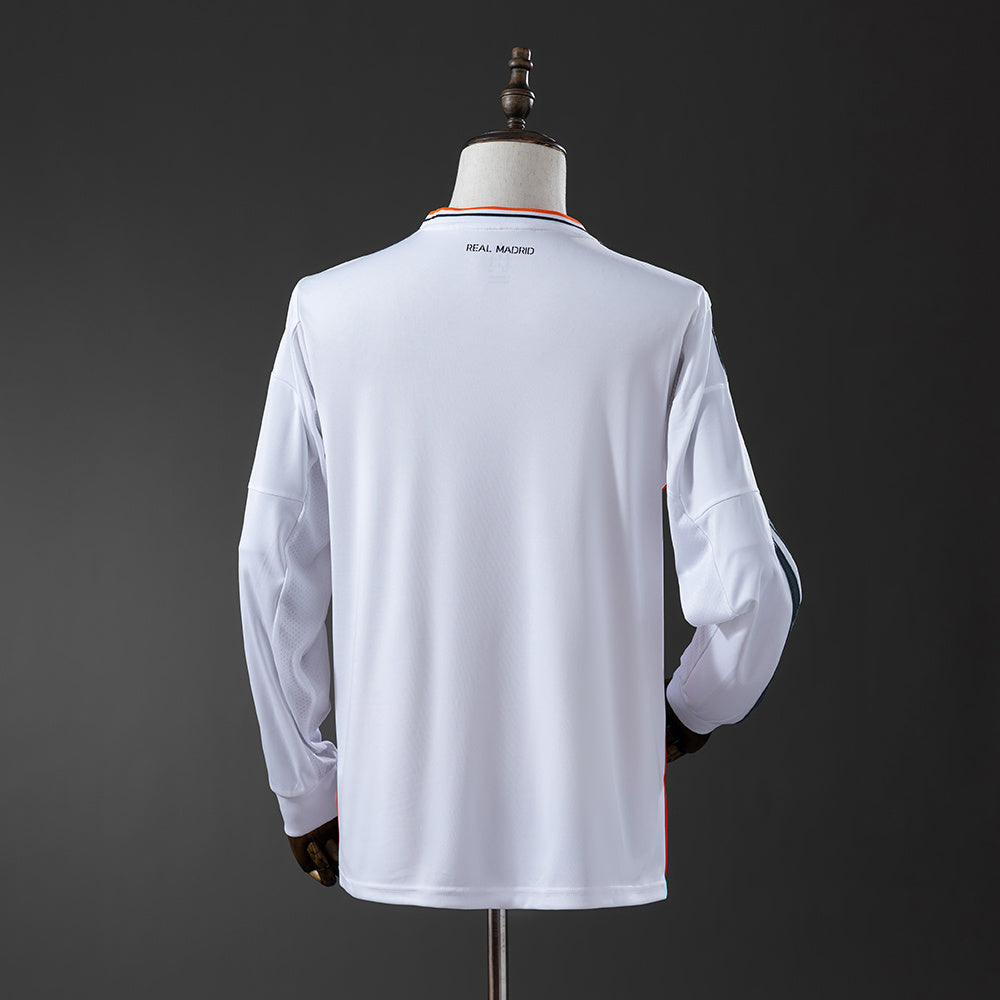 Maillot Rétro Manches Longues Real Madrid Domicile 2013-2014