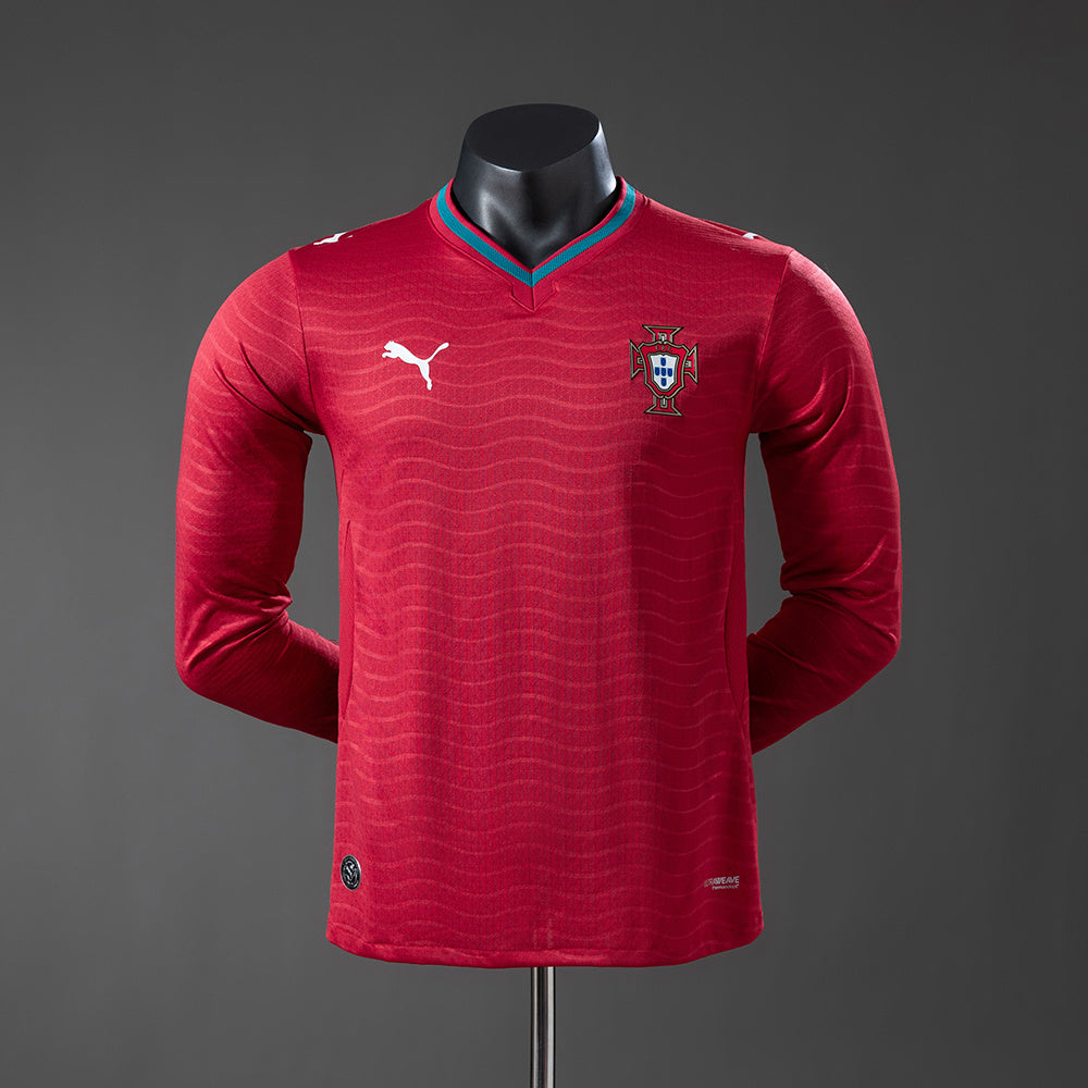 Maillot Rétro Manches Longues Portugal Domicile 2026-2027
