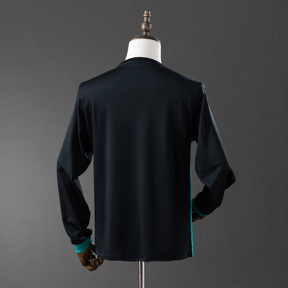 Maillot Rétro Manches Longues Real Madrid Extérieur 2017-2018