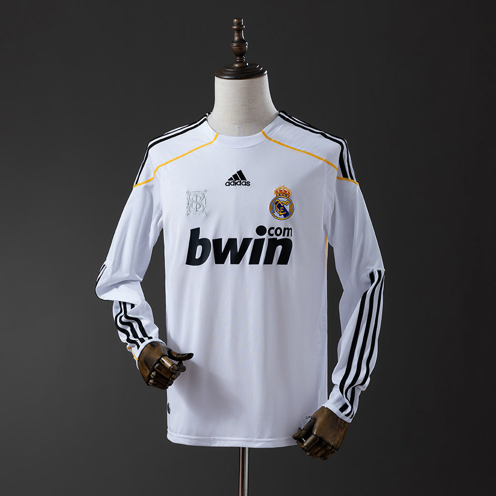 Maillot Rétro Manches Longues Real Madrid Domicile 2009-2010