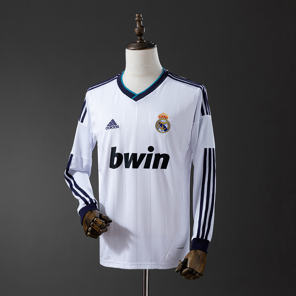 Maillot Rétro Manches Longues Real Madrid Domicile 2012-2013