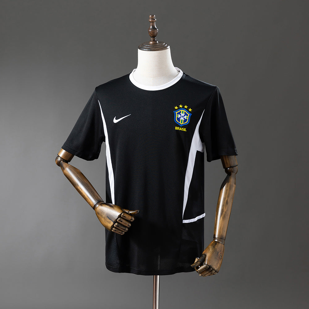 Maillot Rétro Gardien Brésil Noir 2002-2003