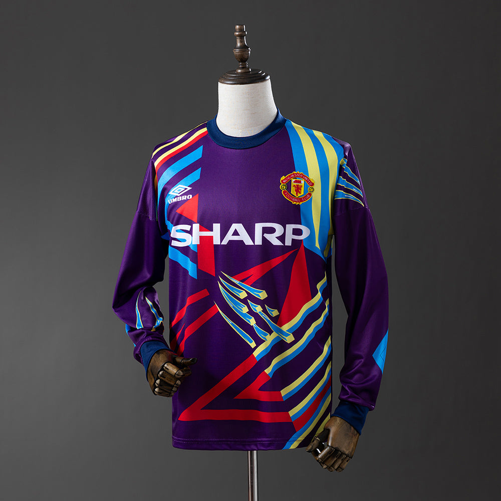 Maillot Rétro Manches Longues Manchester United Gardien 1992-1993