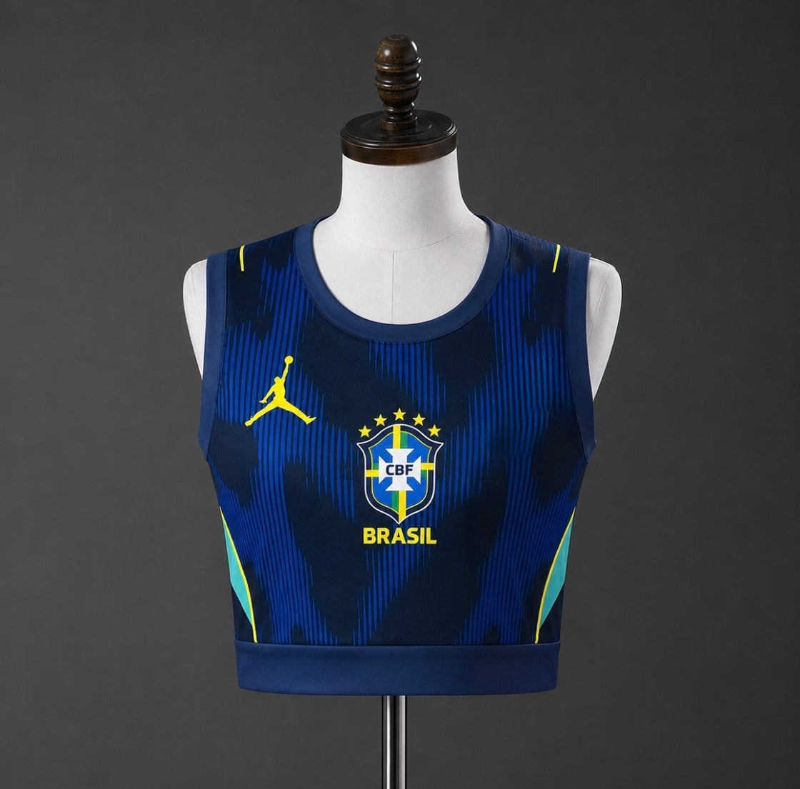 Maillot Brésil Crop Top 2025-2026