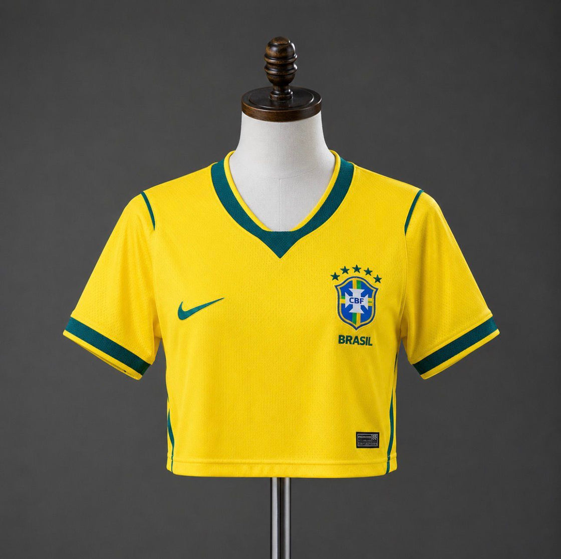 Maillot Brésil Crop Top 2025-2026