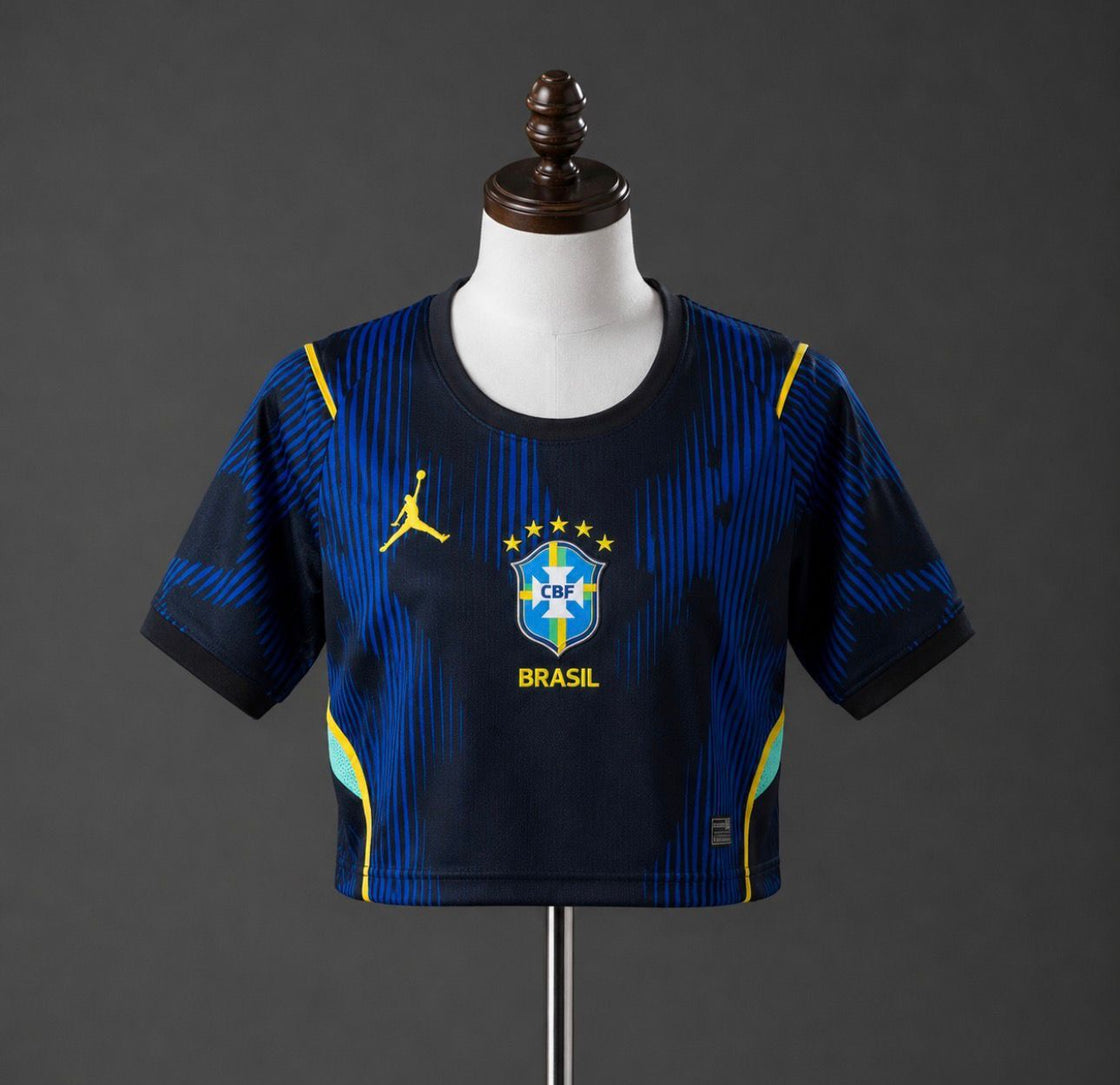Maillot Brésil Crop Top 2025-2026