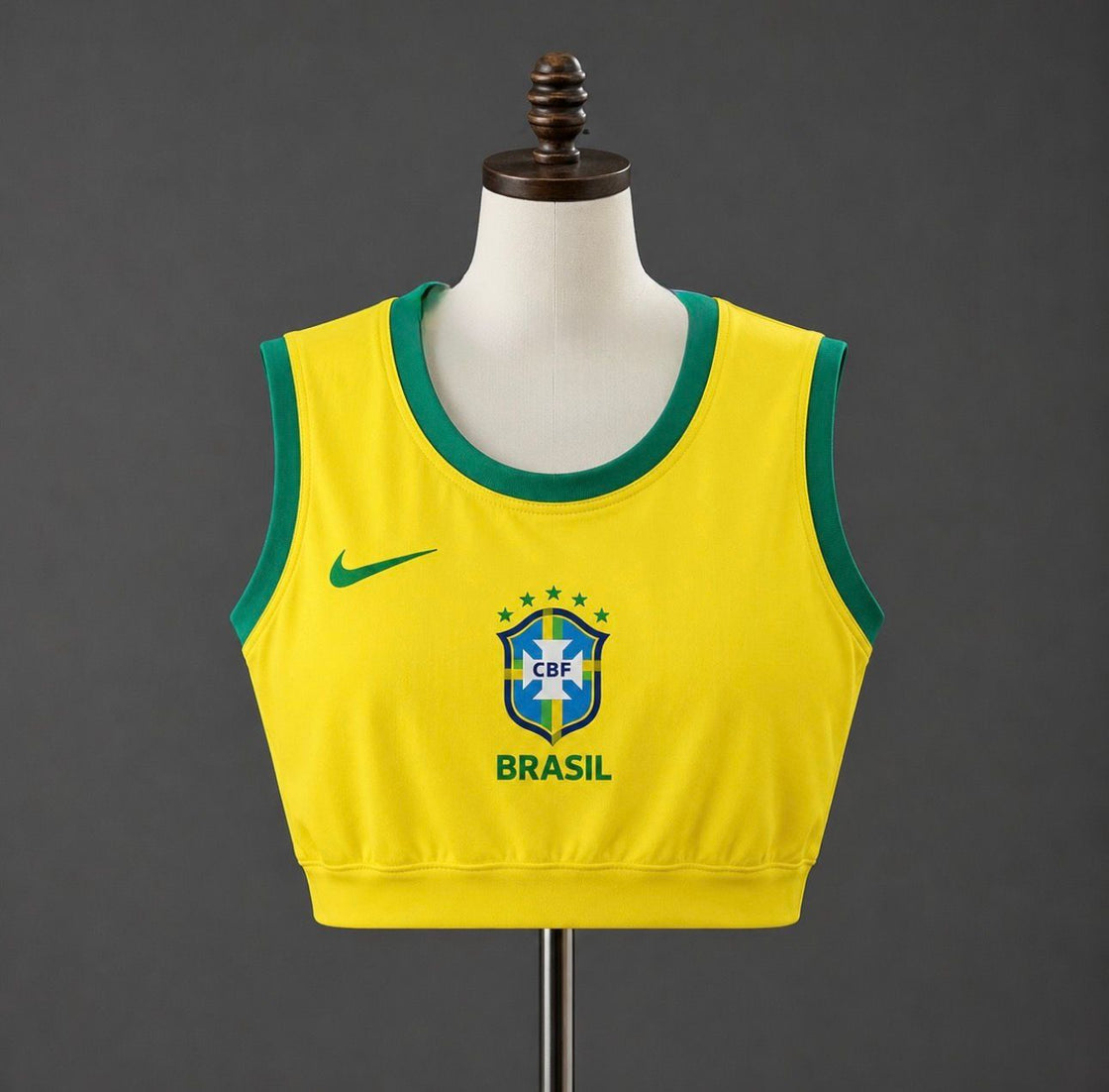Maillot Brésil Crop Top 2025-2026