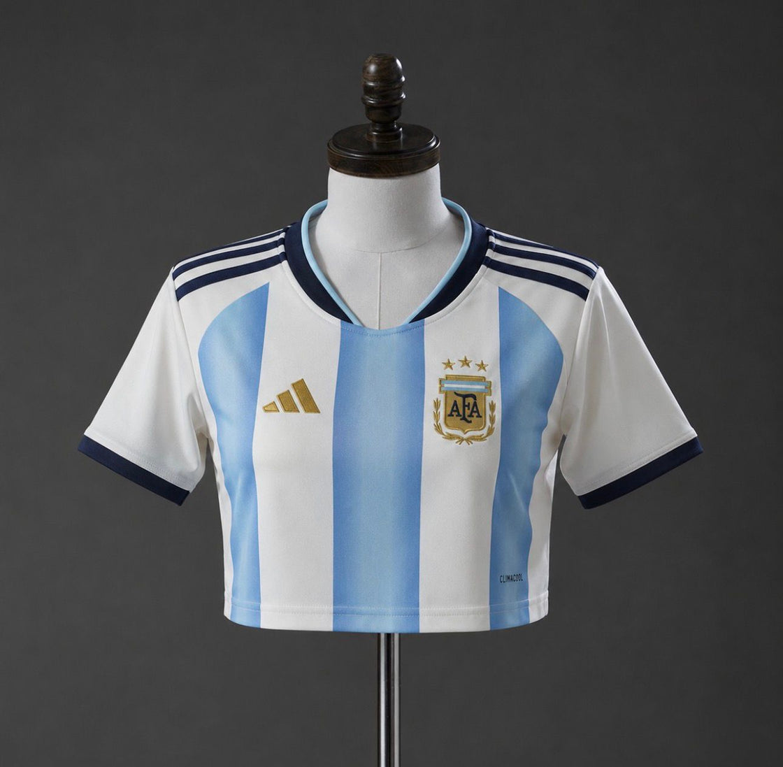 Maillot Argentine Crop Top 2025-2026