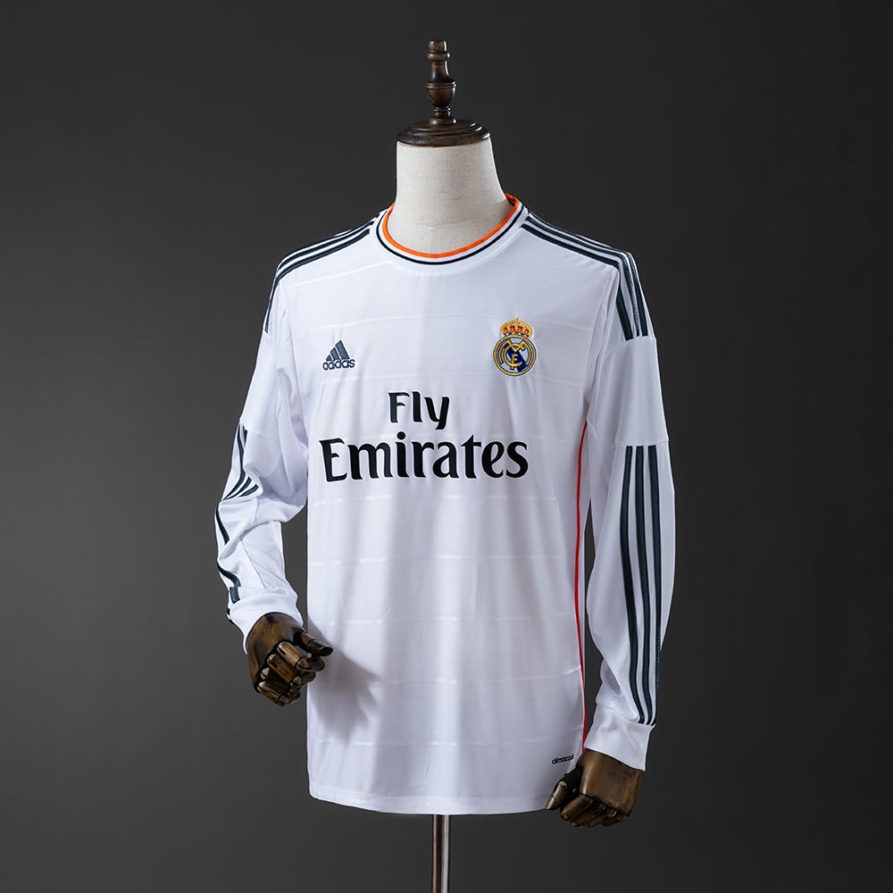 Maillot Rétro Manches Longues Real Madrid Domicile 2013-2014