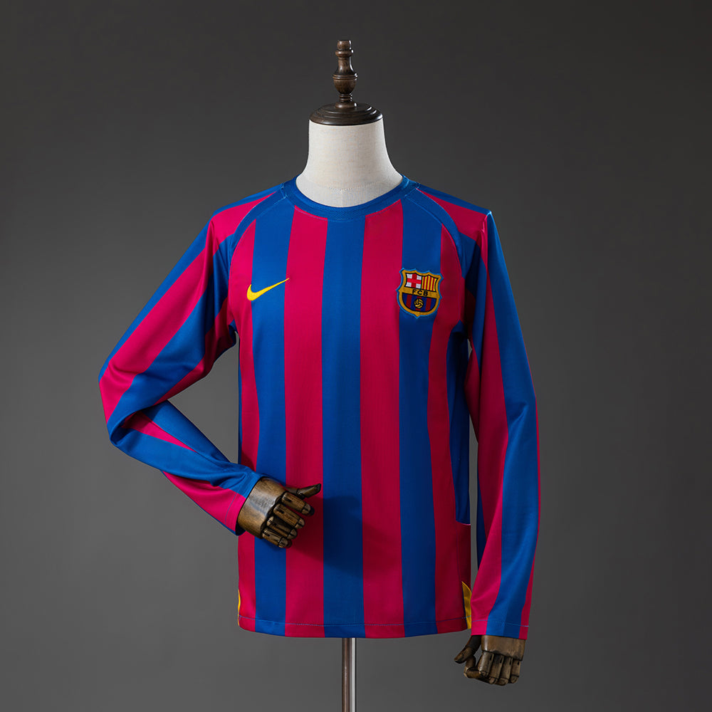 Maillot Rétro Manches Longues FC Barcelone Domicile 2005-2006