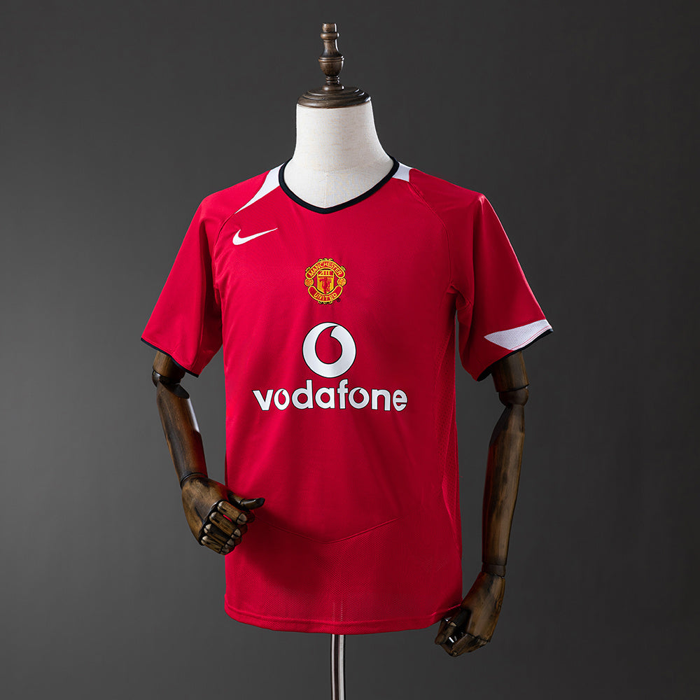 Maillot Rétro Manchester United Domicile 2004-2006