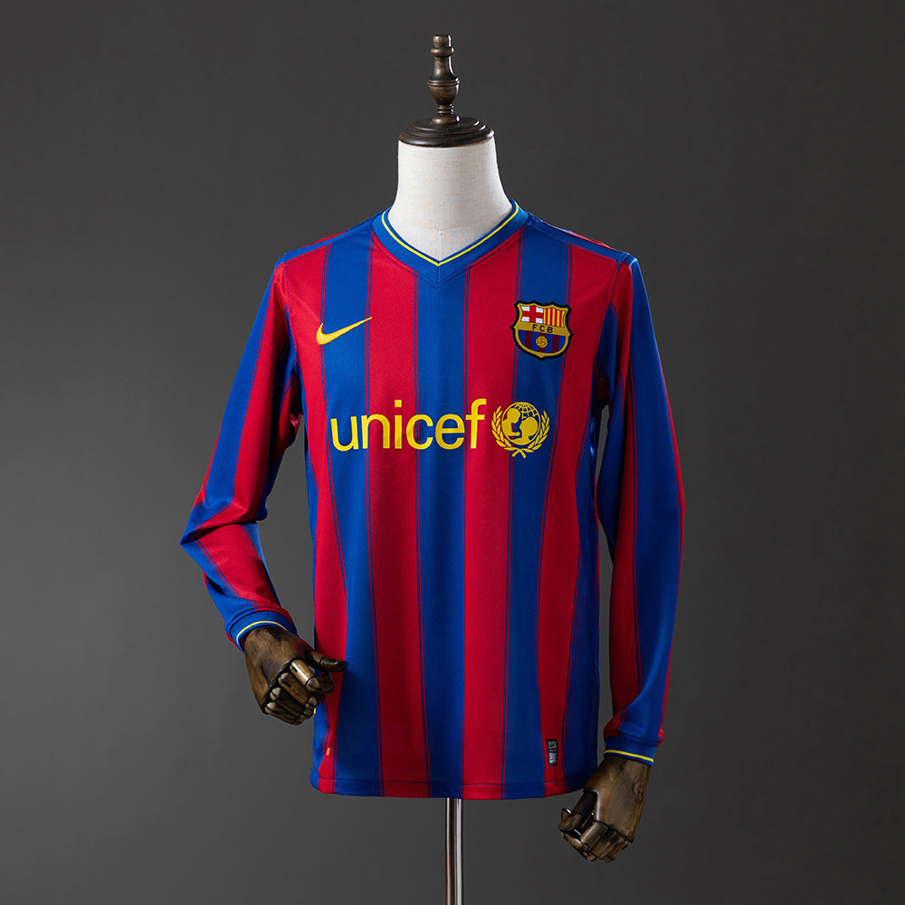 Maillot Rétro Manches Longues FC Barcelone Domicile 2009-2010