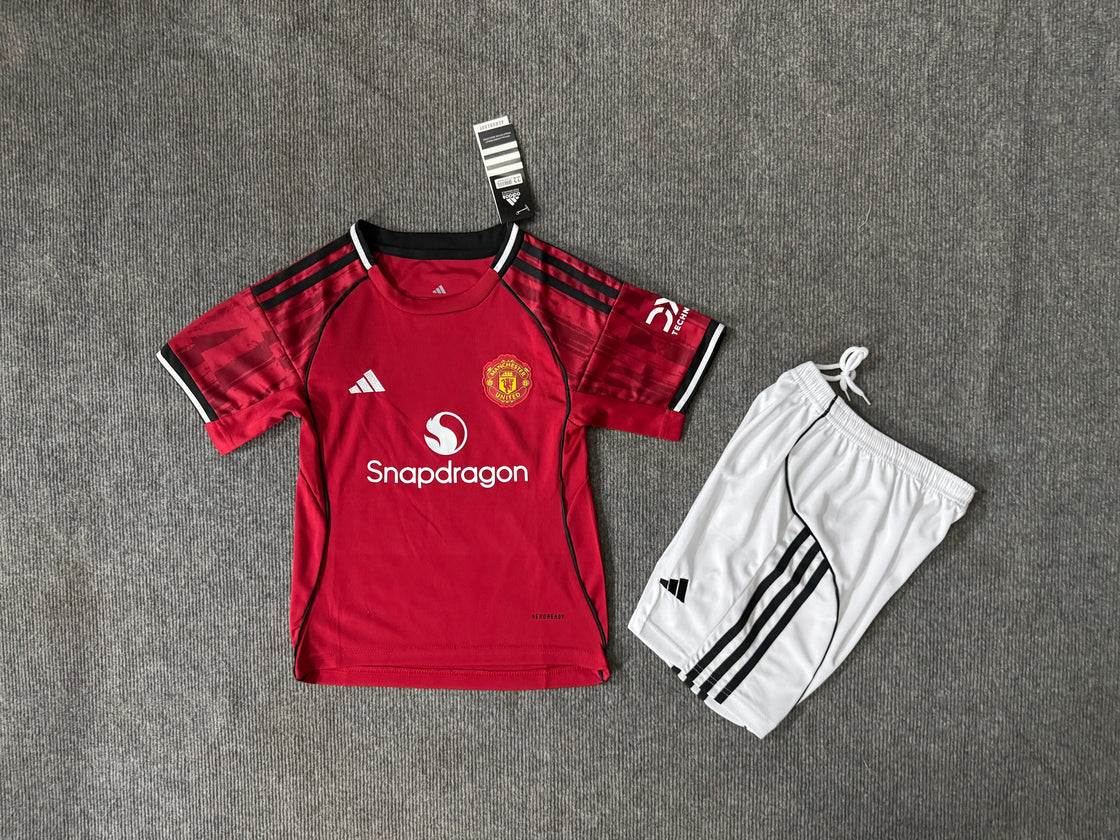 Kit Enfant Manchester United Domicile 2025-2026