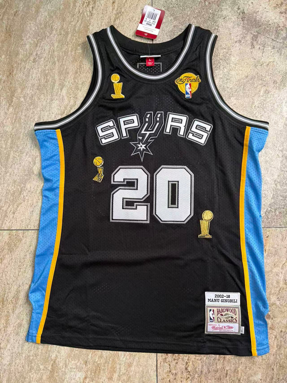 Maillot San Antonio Spurs Manu Ginóbili 2024-2025
