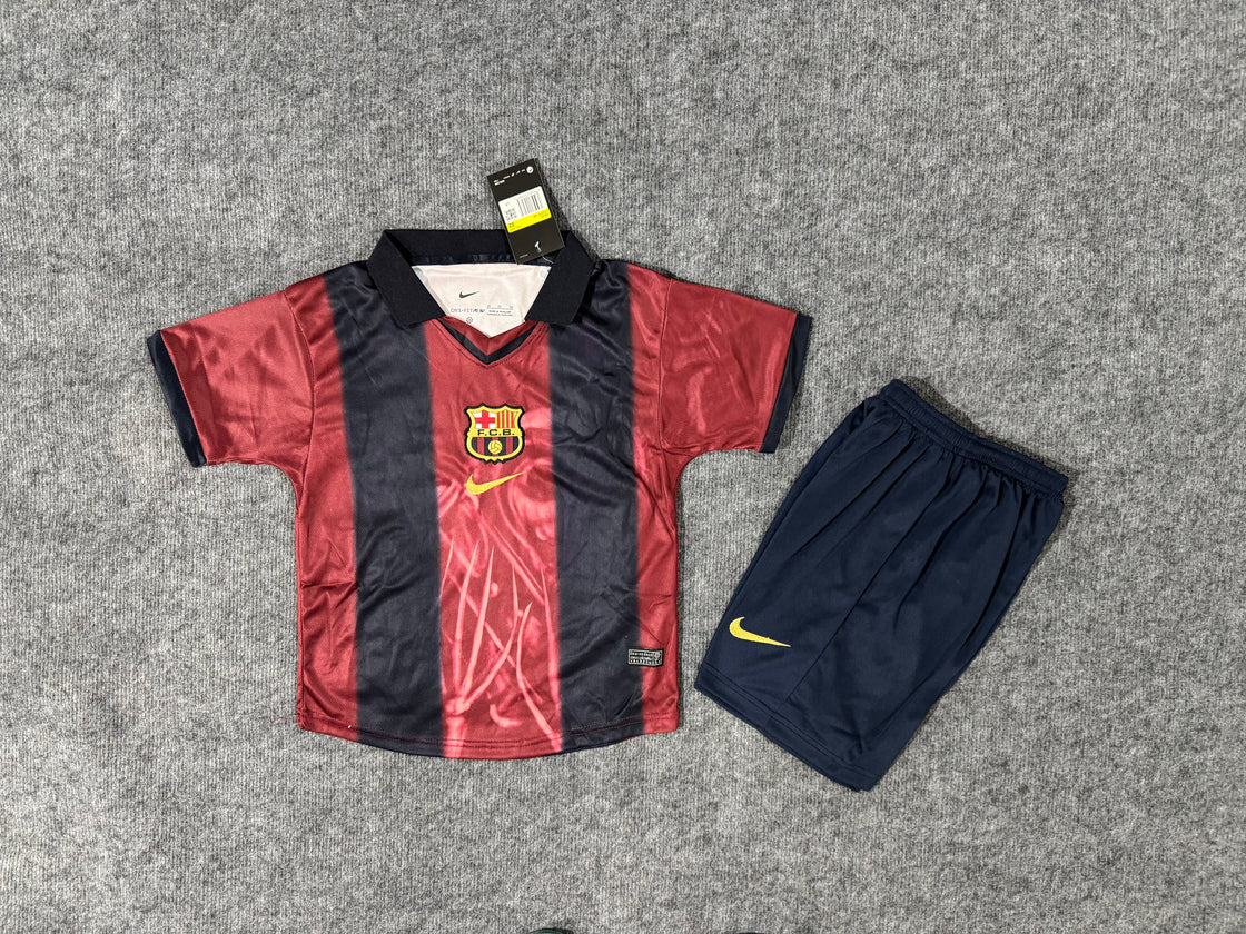 Kit Enfant FC Barcelone Vintage Domicile 2025-2026