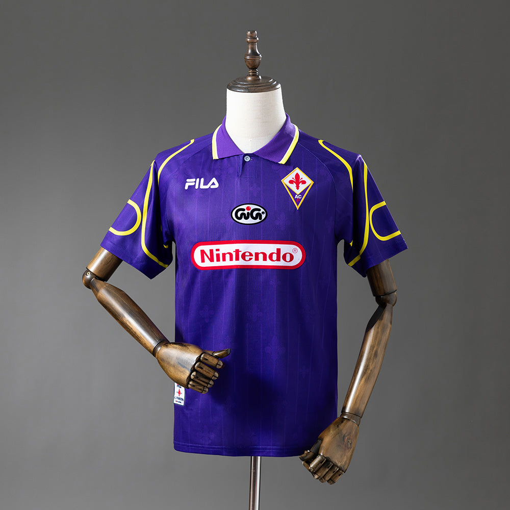 Maillot Rétro Fiorentina Domicile 1997-1998