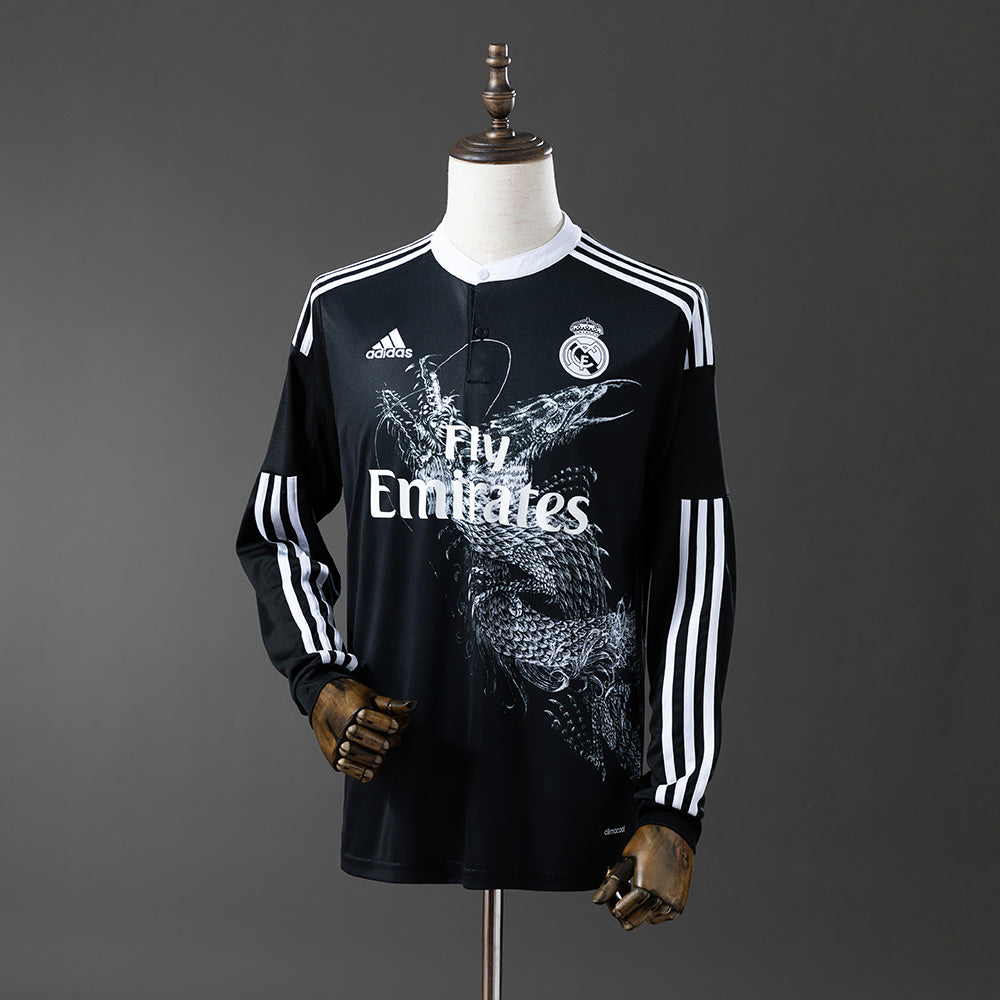 Maillot Rétro Manches Longues Real Madrid Extérieur 2014-2015
