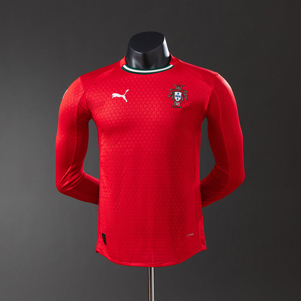 Maillot Rétro Manches Longues Portugal Domicile 2025-2026